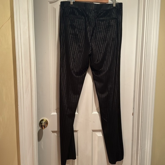 Biarelli 🔥black corduroy pants. NWOT - Picture 3 of 10